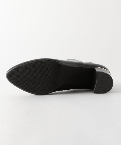 green label relaxing（グリーンレーベルリラクシング）の「◆KFC ラウンドショートブーツ(6.5cmヒール) ◆（ブーツ・レディース・ブラック/モカ/ダークブラウン・S/M/L/LL）」の6枚目の写真