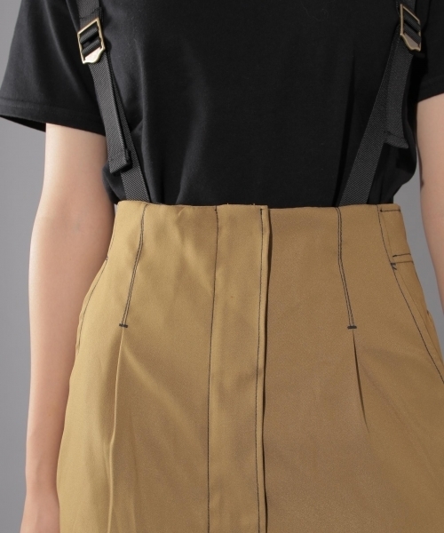 PAGEBOY(ページボーイ)の「配色ステッチサス付きスカート(スカート・レディース・ブラック/ベージュ/カーキ・SMALL/MEDIUM)」の19枚目の写真