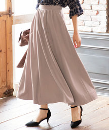 KOBE LETTUCE | ピーチスキンタッチミディ丈フレアスカート＊レディース/ボトムス/マキシ丈[M2245]神戸レタス(スカート)