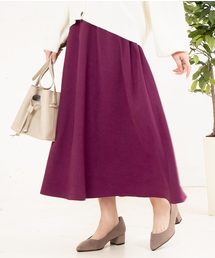 KOBE LETTUCE | ピーチスキンタッチミディ丈フレアスカート(スカート)