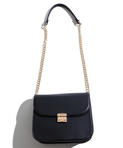 WEGO(ウィゴー)の「WEGO/チェーンショルダーバッグ(ショルダーバッグ・レディース・ブラック/ブラウン/シルバー・FREE)」の11枚目の写真