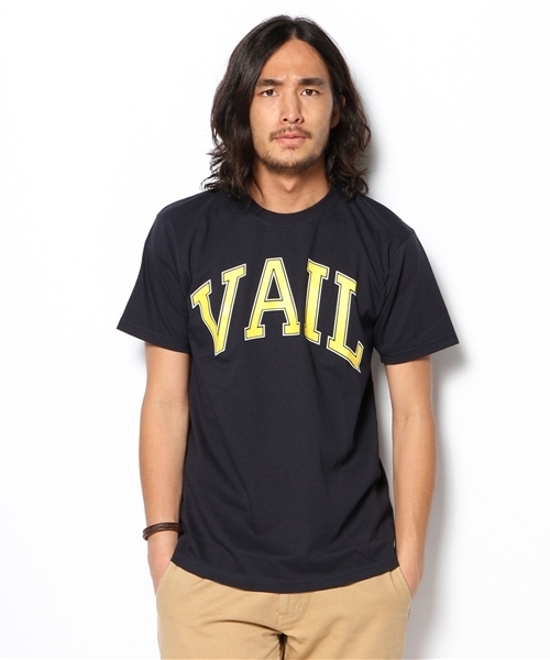 WEGO(ウィゴー)の「WEGO/プレップTee(S)(Tシャツ/カットソー・メンズ・ワイン/ネイビー/ホワイト・MEDIUM/LARGE)」の1枚目の写真
