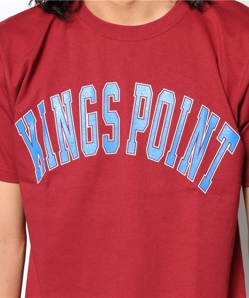 WEGO(ウィゴー)の「WEGO/プレップTee(S)(Tシャツ/カットソー・メンズ・ワイン/ネイビー/ホワイト・MEDIUM/LARGE)」の9枚目の写真