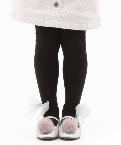 GLOBAL WORK(グローバルワーク)の「【キッズ】ニットタイツモチーフツキ 18'(タイツ/ストッキング・キッズ・ブラック/グレー系その他6/その他/グレー・X-LARGE/LARGE/XX-LARGE/SMALL/MEDIUM)」の1枚目の写真