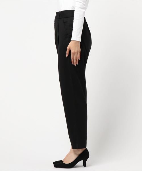 LOWRYS FARM（ローリーズファーム）の「カラーワイドテーパード　813333（その他パンツ・レディース・ブラック/ブラウン/ピンク・MEDIUM/LARGE）」の4枚目の写真