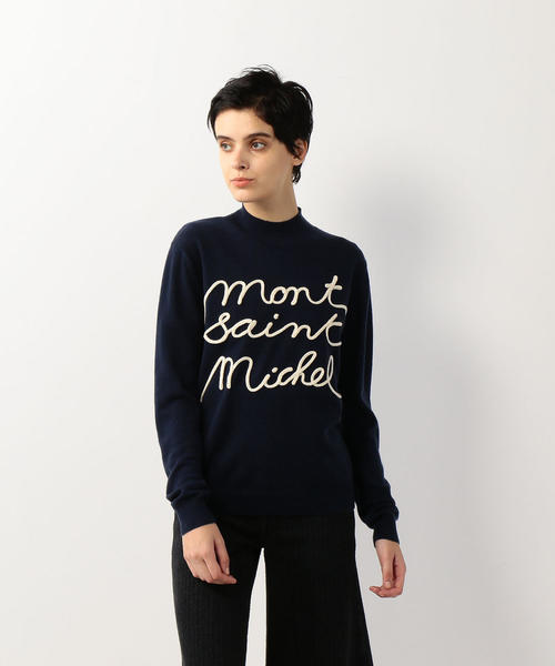 Steven Alan（スティーブンアラン）の「＜LE MONT ST MICHEL＞Cornely SWEATER/ニット（ニット/セーター・レディース・ネイビー/レッド・SMALL）」の2枚目の写真