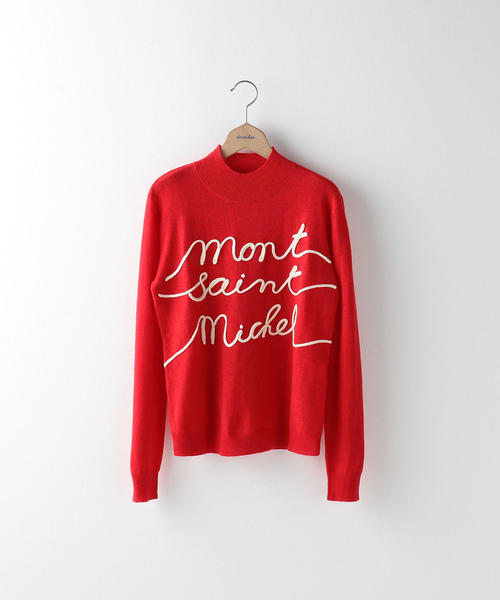 Steven Alan（スティーブンアラン）の「＜LE MONT ST MICHEL＞Cornely SWEATER/ニット（ニット/セーター・レディース・ネイビー/レッド・SMALL）」の14枚目の写真