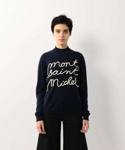 Steven Alan（スティーブンアラン）の「＜LE MONT ST MICHEL＞Cornely SWEATER/ニット（ニット/セーター・レディース・ネイビー/レッド・SMALL）」の8枚目の写真