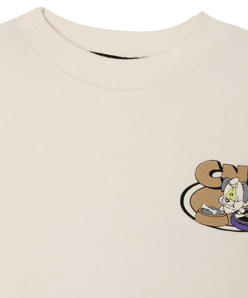 Candy Stripper(キャンディストリッパー)の「CANDY DEEJAY SWEAT トップス(Tシャツ/カットソー・レディース・オフホワイト/ブラック/パープル/ピンク・2)」の9枚目の写真