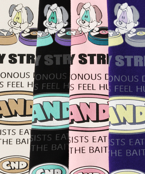 Candy Stripper(キャンディストリッパー)の「CANDY DEEJAY SWEAT トップス(Tシャツ/カットソー・レディース・オフホワイト/ブラック/パープル/ピンク・2)」の12枚目の写真