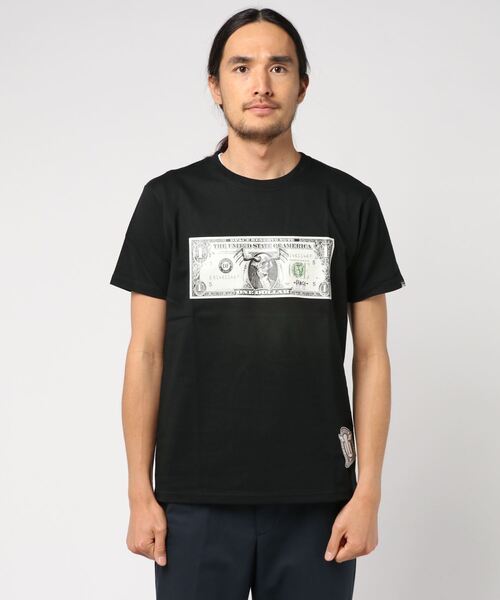 Sync.(スィンク)の「Sync. 【D*FACE】 TEE "DEAD DOLLAR"(Tシャツ/カットソー・メンズ・ホワイト/ブラック/ネイビー/ヘザーグレー・SMALL/MEDIUM/LARGE/X-LARGE)」の2枚目の写真