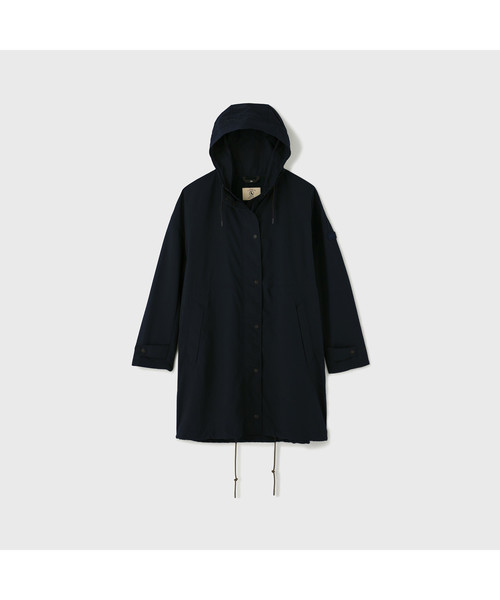 AIGLE（エーグル）の「W WRロングフーディコート（マウンテンパーカー・レディース・モスグリーン/ダークネイビー・40/38/36）」の4枚目の写真