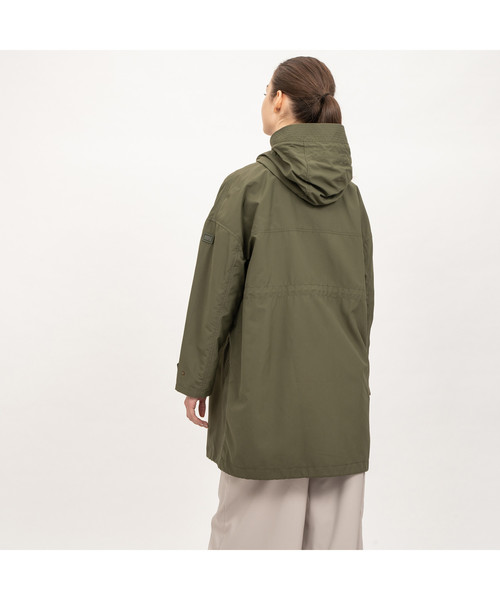 AIGLE（エーグル）の「W WRロングフーディコート（マウンテンパーカー・レディース・モスグリーン/ダークネイビー・40/38/36）」の6枚目の写真