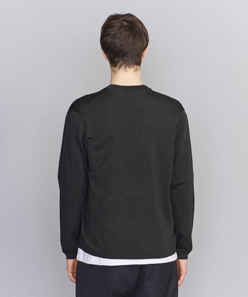 BEAUTY&YOUTH UNITED ARROWS（ビューティーアンドユースユナイテッドアローズ）の「BY ウォッシャブル ノーボタン カーディガン（カーディガン/ボレロ・メンズ・ネイビー/ダークグレー/ライトブルー/オリーブ・LARGE/MEDIUM/SMALL/X-LARGE）」の5枚目の写真