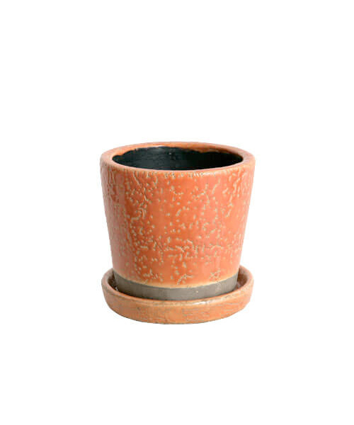 DULTON(ダルトン)の「COLOR GLAZED POT/3.5号 植木鉢(フラワーベース・メンズ・ターコイズブルー/ライム/イエロー/オレンジ/ブルー/アイボリー/グレー系その他/グリーン系その他/ライトパープル/バイオレット・FREE)」の10枚目の写真