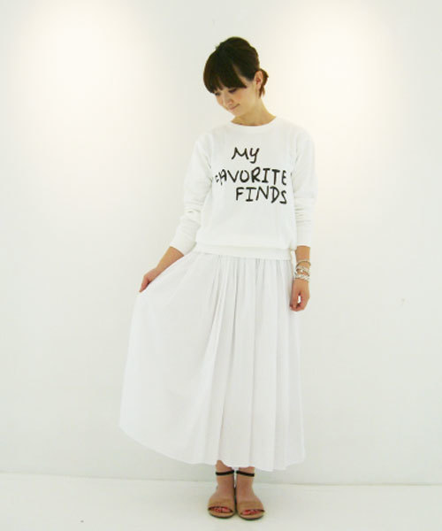 Jewel Changes（ジュエルチェンジズ）の「ATESPEXS プリントスウェット / エイトスペックス/ コラボレーション ＋ ◆（スウェット・レディース・ホワイト/コバルトブルー・フリー）」の13枚目の写真