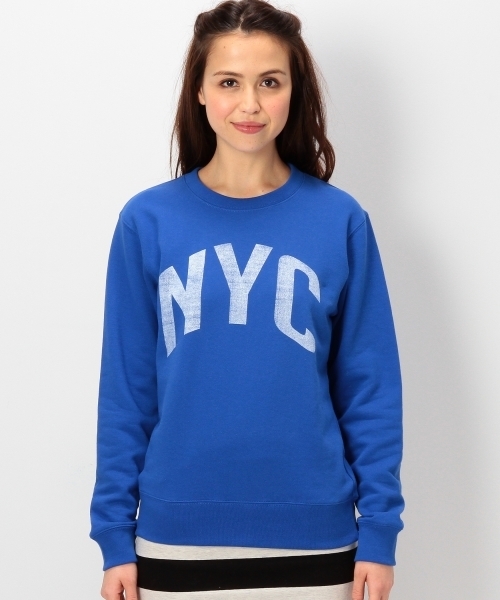 Jewel Changes（ジュエルチェンジズ）の「ATESPEXS プリントスウェット / エイトスペックス/ コラボレーション ＋ ◆（スウェット・レディース・ホワイト/コバルトブルー・フリー）」の7枚目の写真