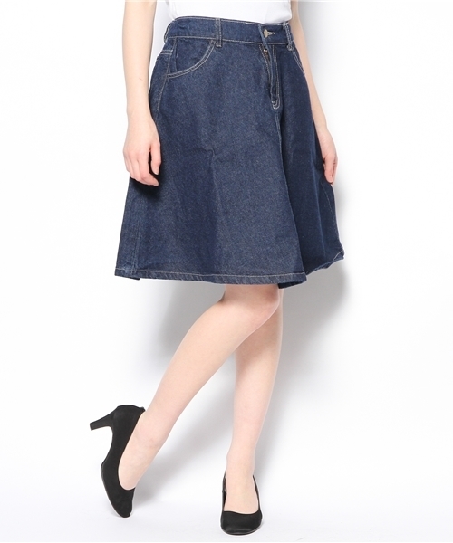 Chico（チコ）の「デニムフレアスカート（デニムスカート・レディース・ネイビー・FREE）」の10枚目の写真