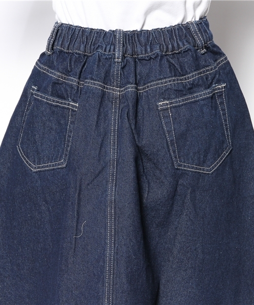 Chico（チコ）の「デニムフレアスカート（デニムスカート・レディース・ネイビー・FREE）」の5枚目の写真