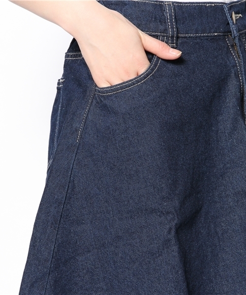 Chico（チコ）の「デニムフレアスカート（デニムスカート・レディース・ネイビー・FREE）」の6枚目の写真
