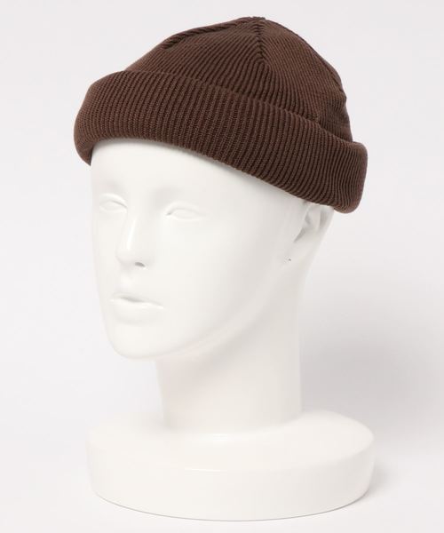 RACAL（ラカル）の「【RACAL】R/K CAP（ニットキャップ/ビーニー・メンズ・チャコールグレー/ブラック/ダークブラウン/ベージュ/オリーブ/オレンジ・FREE）」の4枚目の写真