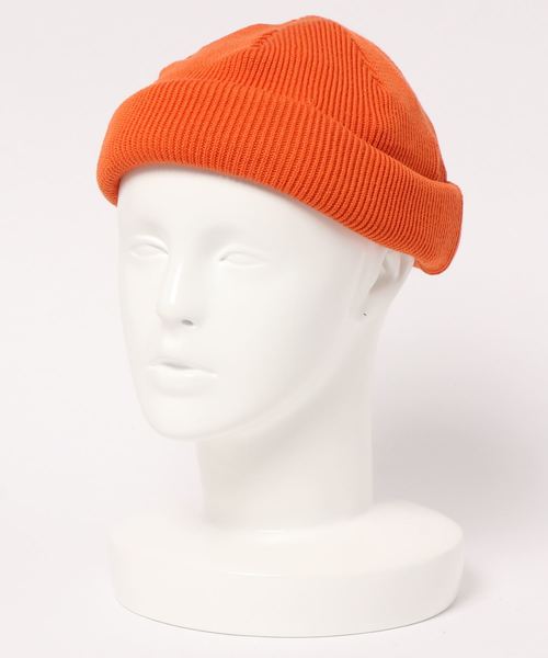 RACAL（ラカル）の「【RACAL】R/K CAP（ニットキャップ/ビーニー・メンズ・チャコールグレー/ブラック/ダークブラウン/ベージュ/オリーブ/オレンジ・FREE）」の6枚目の写真