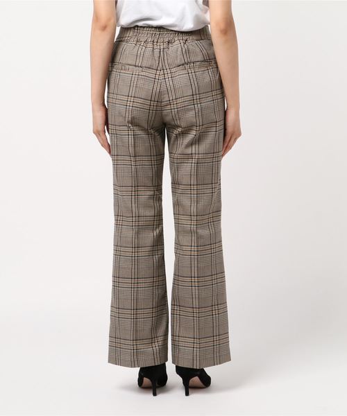 archives（アルシーヴ）の「【SETUPにも】先染めチェックストレートパンツ（その他パンツ・レディース・ベージュ/ブラウン・MEDIUM）」の3枚目の写真