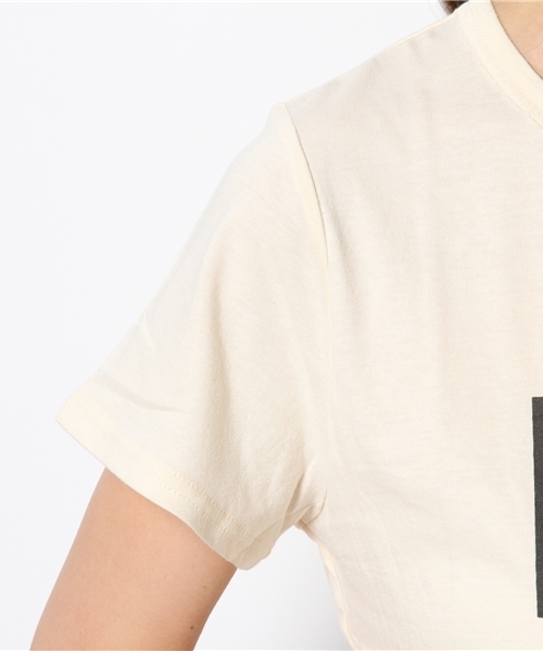 B:MING by BEAMS（ビーミングバイビームス）の「○ビーミング by ビームス / コットンプリントT（Tシャツ/カットソー・レディース・ホワイト/ホワイト系その他/サックスブルー/ネイビー・ONE SIZE）」の10枚目の写真