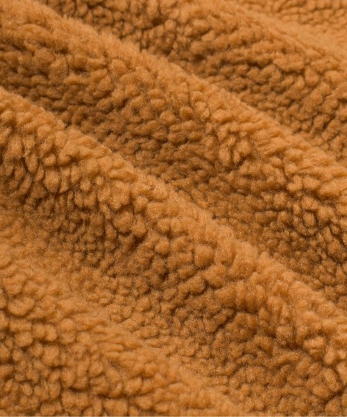 Bling Leads（ブリングリーズ）の「/Bling Leads/ボアジャケット（ブルゾン・レディース・ホワイト/ブラック/ベージュ/ブラック系その他/キャメル/ダークグリーン/ライトパープル/カーキ・MEDIUM/LARGE/X-LARGE）」の19枚目の写真