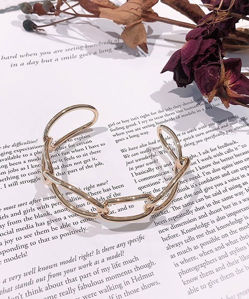 PairPair(ペアペア)の「チェーンバングル(AR)(バングル/リストバンド・レディース・ゴールド/アッシュブラウン・FREE)」の5枚目の写真