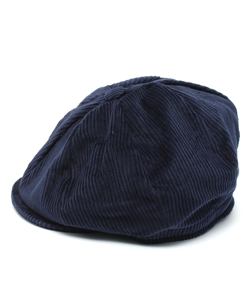 BEAMS（ビームス）の「◎HANNA HATS / コットン エイトピースキャップ（キャスケット・メンズ・カーキ/ネイビー・ONE SIZE）」の4枚目の写真