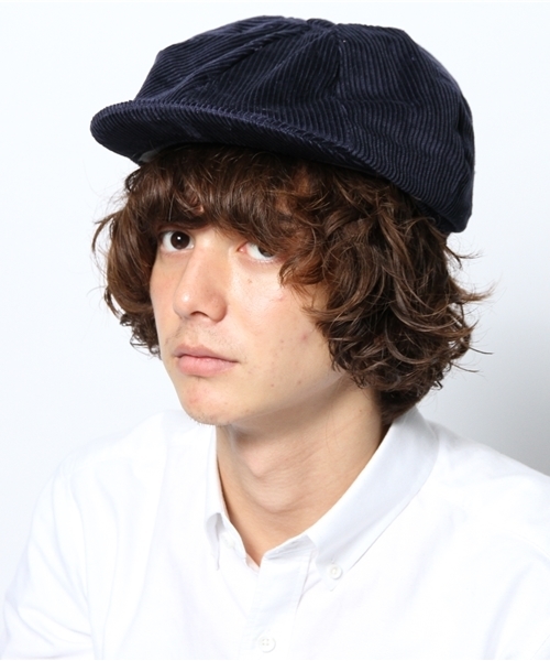 BEAMS（ビームス）の「◎HANNA HATS / コットン エイトピースキャップ（キャスケット・メンズ・カーキ/ネイビー・ONE SIZE）」の3枚目の写真