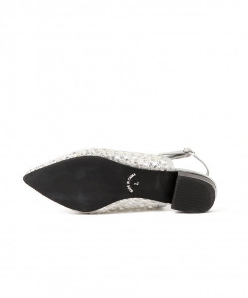 PAGEBOY（ページボーイ）の「メッシュフラットパンプス（パンプス・レディース・ブラック/シルバー・MEDIUM/LARGE）」の9枚目の写真