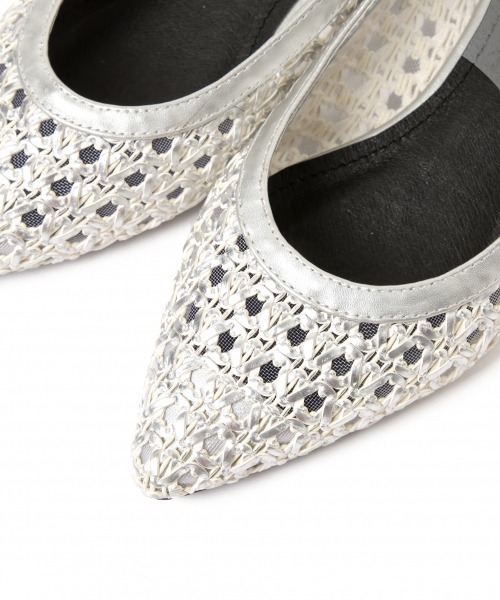 PAGEBOY（ページボーイ）の「メッシュフラットパンプス（パンプス・レディース・ブラック/シルバー・MEDIUM/LARGE）」の11枚目の写真