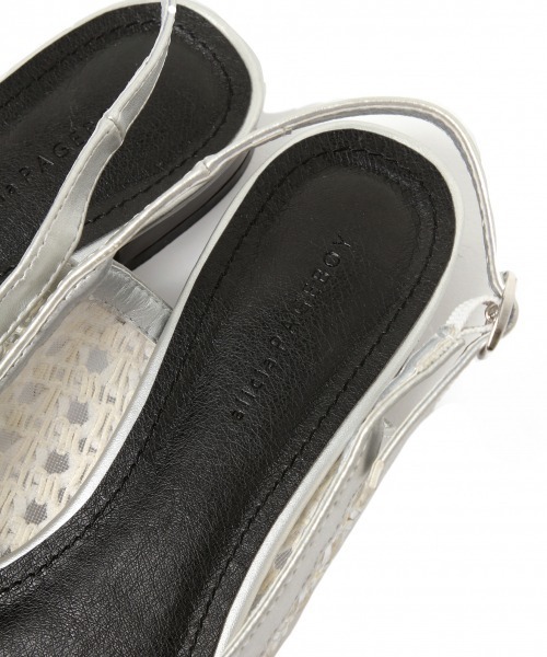 PAGEBOY（ページボーイ）の「メッシュフラットパンプス（パンプス・レディース・ブラック/シルバー・MEDIUM/LARGE）」の5枚目の写真