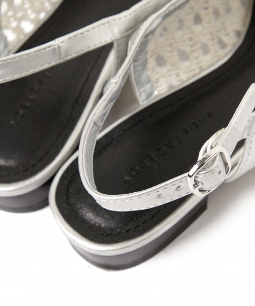 PAGEBOY（ページボーイ）の「メッシュフラットパンプス（パンプス・レディース・ブラック/シルバー・MEDIUM/LARGE）」の4枚目の写真