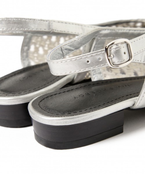 PAGEBOY（ページボーイ）の「メッシュフラットパンプス（パンプス・レディース・ブラック/シルバー・MEDIUM/LARGE）」の7枚目の写真