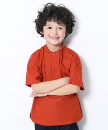 devirock | スタンドカラー半袖シャツ(シャツ/ブラウス)