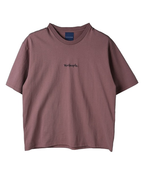 Mark Gonzales（マーク・ゴンザレス）の「Mark Gonzales / マークゴンザレス Lulu＆Arnie 別注 コラボ ビッグシルエット 刺繍 半袖T（Tシャツ/カットソー・メンズ・ホワイト/ブラック/ダークグリーン/ベージュ/ネイビー/ブラウン/ピンク/ホワイト系その他/ブラック系その他・SMALL/MEDIUM/LARGE/X-LARGE）」の10枚目の写真