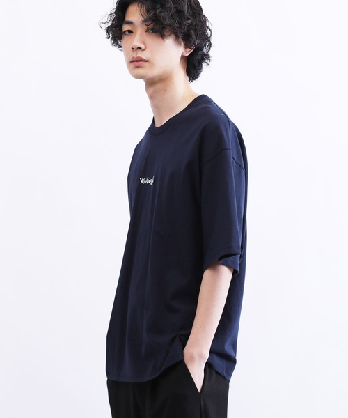 Mark Gonzales（マーク・ゴンザレス）の「Mark Gonzales / マークゴンザレス Lulu＆Arnie 別注 コラボ ビッグシルエット 刺繍 半袖T（Tシャツ/カットソー・メンズ・ホワイト/ブラック/ダークグリーン/ベージュ/ネイビー/ブラウン/ピンク/ホワイト系その他/ブラック系その他・SMALL/MEDIUM/LARGE/X-LARGE）」の14枚目の写真