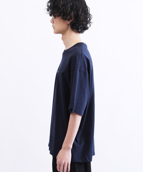 Mark Gonzales（マーク・ゴンザレス）の「Mark Gonzales / マークゴンザレス Lulu＆Arnie 別注 コラボ ビッグシルエット 刺繍 半袖T（Tシャツ/カットソー・メンズ・ホワイト/ブラック/ダークグリーン/ベージュ/ネイビー/ブラウン/ピンク/ホワイト系その他/ブラック系その他・SMALL/MEDIUM/LARGE/X-LARGE）」の17枚目の写真