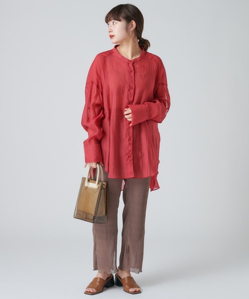 mystic（ミスティック）の「楊柳パンツ/リブ/シアー/リゾート（その他パンツ・レディース・ブラウン/ブラック/アイボリー/ライム・FREE）」の13枚目の写真