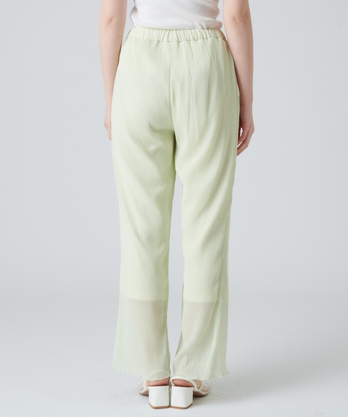 mystic（ミスティック）の「楊柳パンツ/リブ/シアー/リゾート（その他パンツ・レディース・ブラウン/ブラック/アイボリー/ライム・FREE）」の7枚目の写真