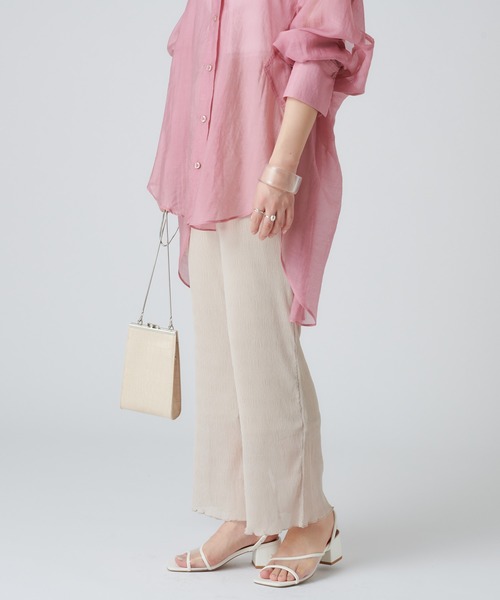 mystic（ミスティック）の「楊柳パンツ/リブ/シアー/リゾート（その他パンツ・レディース・ブラウン/ブラック/アイボリー/ライム・FREE）」の18枚目の写真