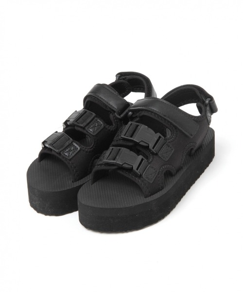 LAKOLE（ラコレ）の「3テープサンダル / LAKOLE（サンダル・レディース・ブラック/キャメル・MEDIUM/LARGE）」の16枚目の写真