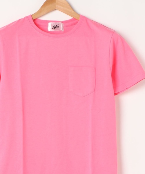 ARCHIVER(アーカイバ)の「【Bl】無地半袖ポケット付きクルーネックTシャツ(Tシャツ/カットソー・レディース・ホワイト/ブラック/ネイビー/ピンク系その他/グレー/カーキ/ピンク/イエロー系その他・MEDIUM/LARGE/X-LARGE)」の8枚目の写真