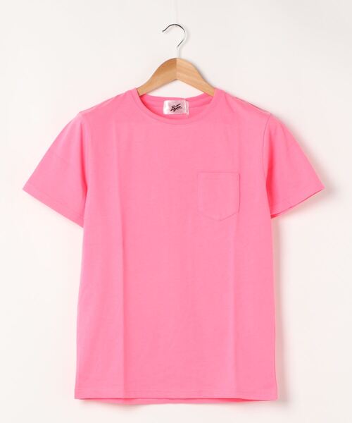 ARCHIVER(アーカイバ)の「【Bl】無地半袖ポケット付きクルーネックTシャツ(Tシャツ/カットソー・レディース・ホワイト/ブラック/ネイビー/ピンク系その他/グレー/カーキ/ピンク/イエロー系その他・MEDIUM/LARGE/X-LARGE)」の14枚目の写真