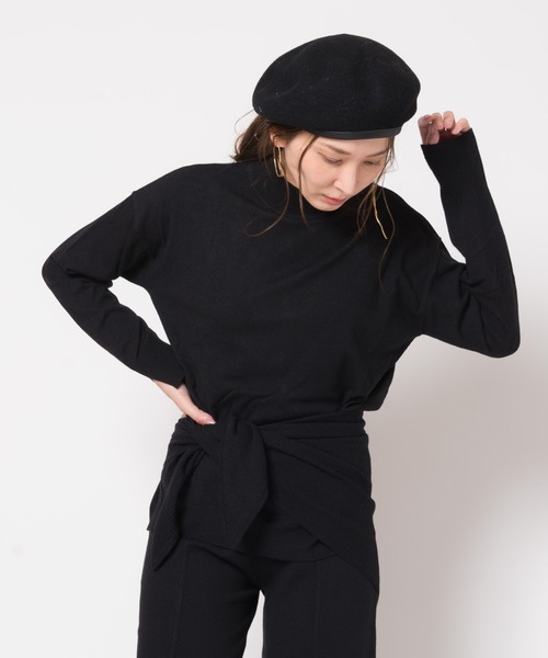 LAYMEE(レイミー)の「Norton knit / ノートンニット(ニット/セーター・レディース・ブラック/グレー/ピンク・FREE)」の18枚目の写真