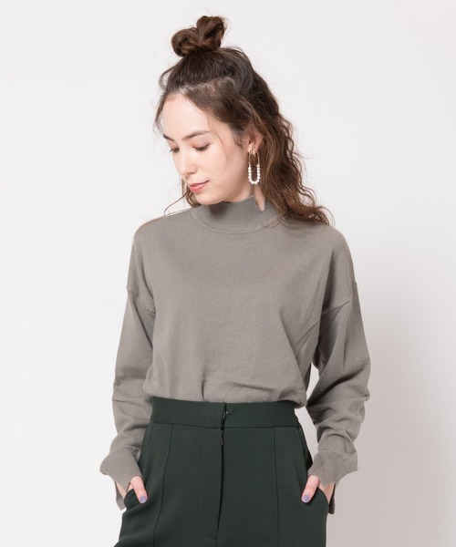 LAYMEE(レイミー)の「Norton knit / ノートンニット(ニット/セーター・レディース・ブラック/グレー/ピンク・FREE)」の14枚目の写真