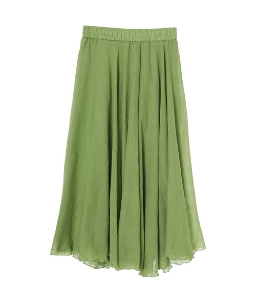 fifth(フィフス)の「楊柳カラーフレアスカート(スカート・レディース・イエロー/ブルー/グリーン・MEDIUM)」の7枚目の写真